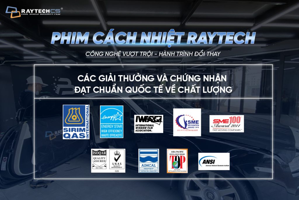 Bảng giá phim cách nhiệt Raytech