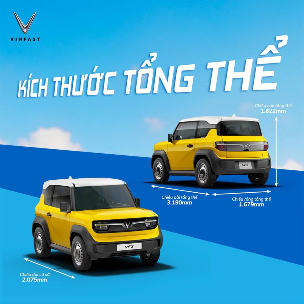 Thông số kỹ thuật vf3