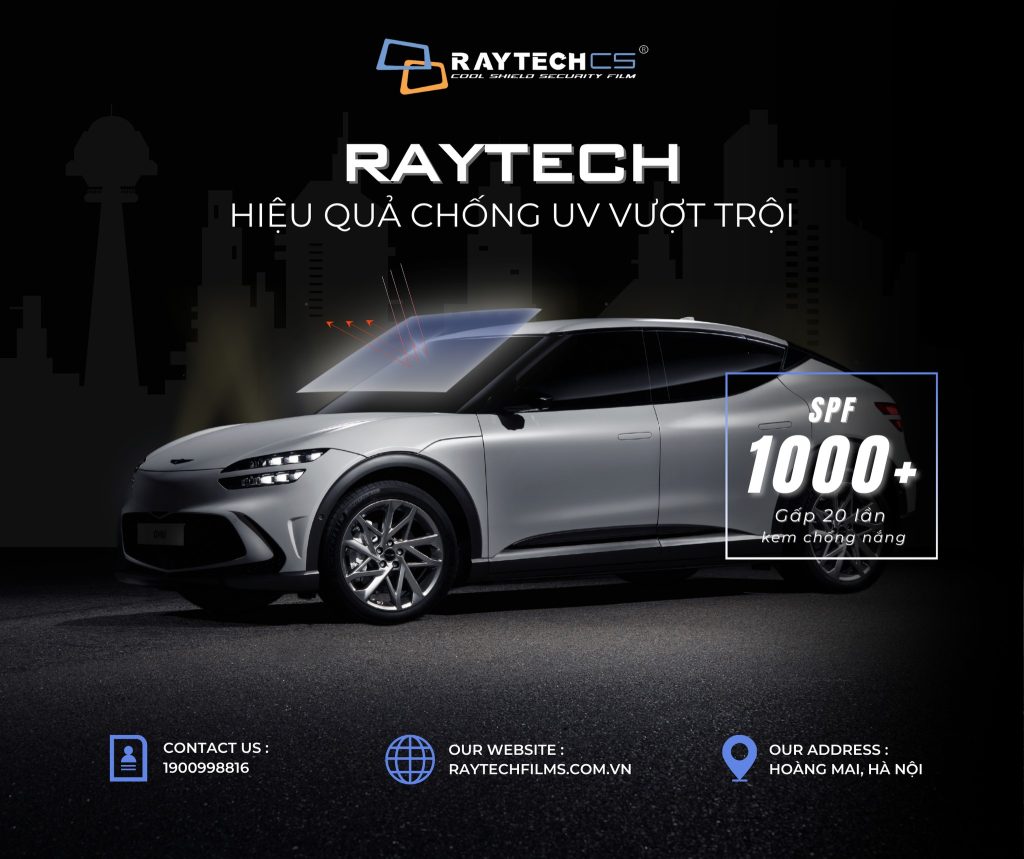 Dán phim cách nhiệt Raytech tại Hà Nội