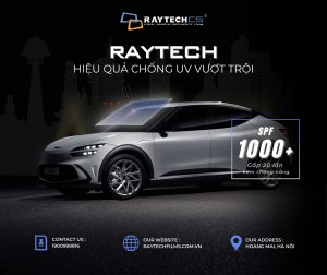 Dán phim cách nhiệt Raytech tại Hà Nội